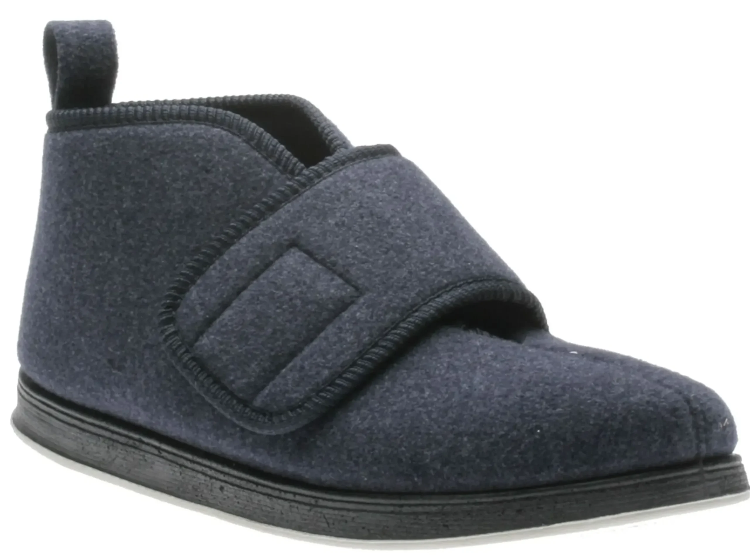 Clearance Foamtreads Comfortl Navy Wool Slipper