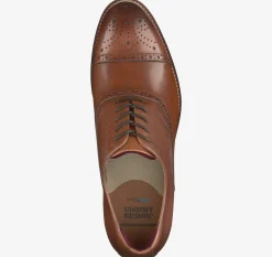 New Johnston & Murphy Conard 2 Cap T Tan