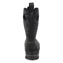 Outlet Bogs Crandall Lace Knit Black Women's Winter Boot