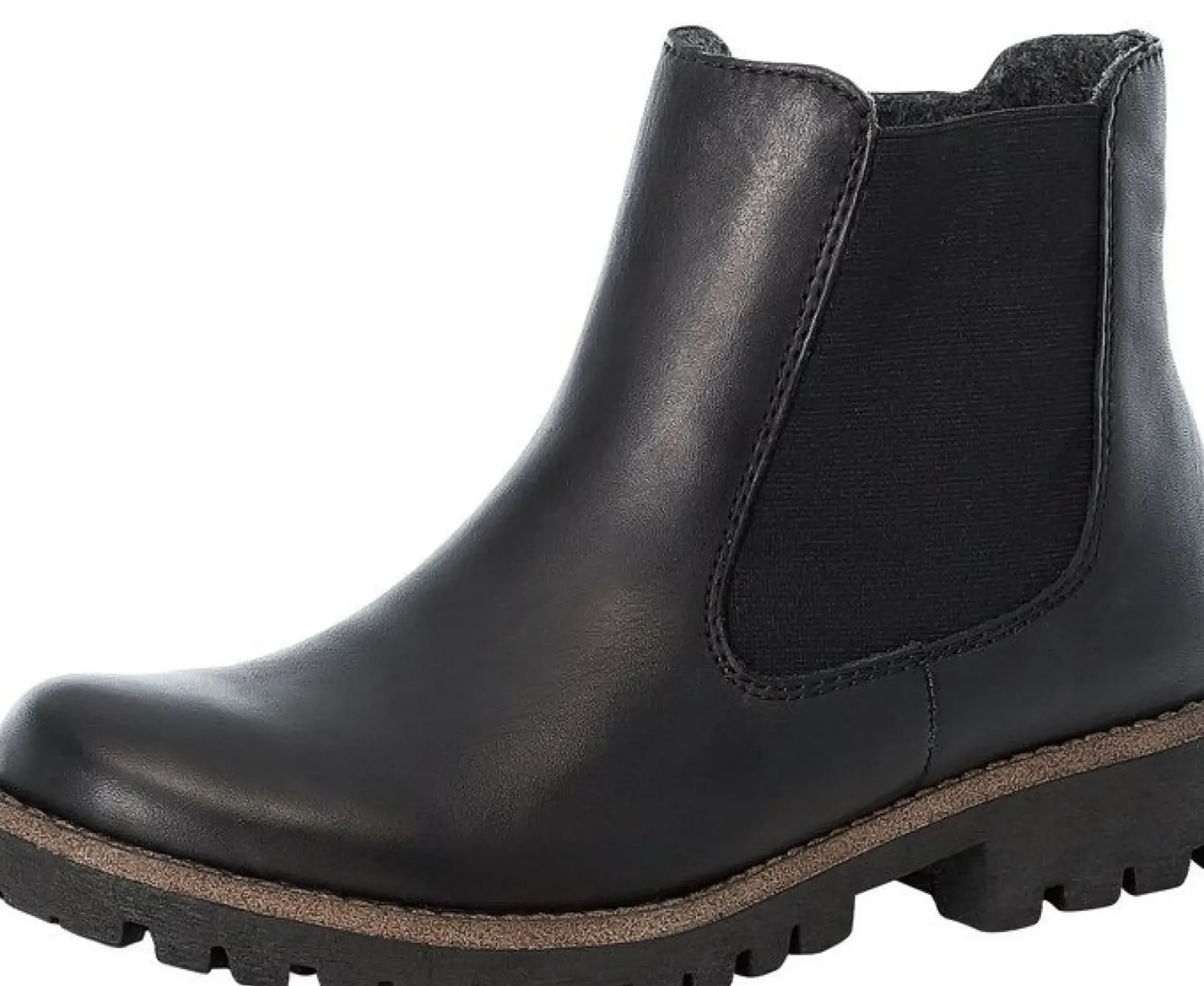 Sale Rieker Cristallino Black Leather Chelsea Boot