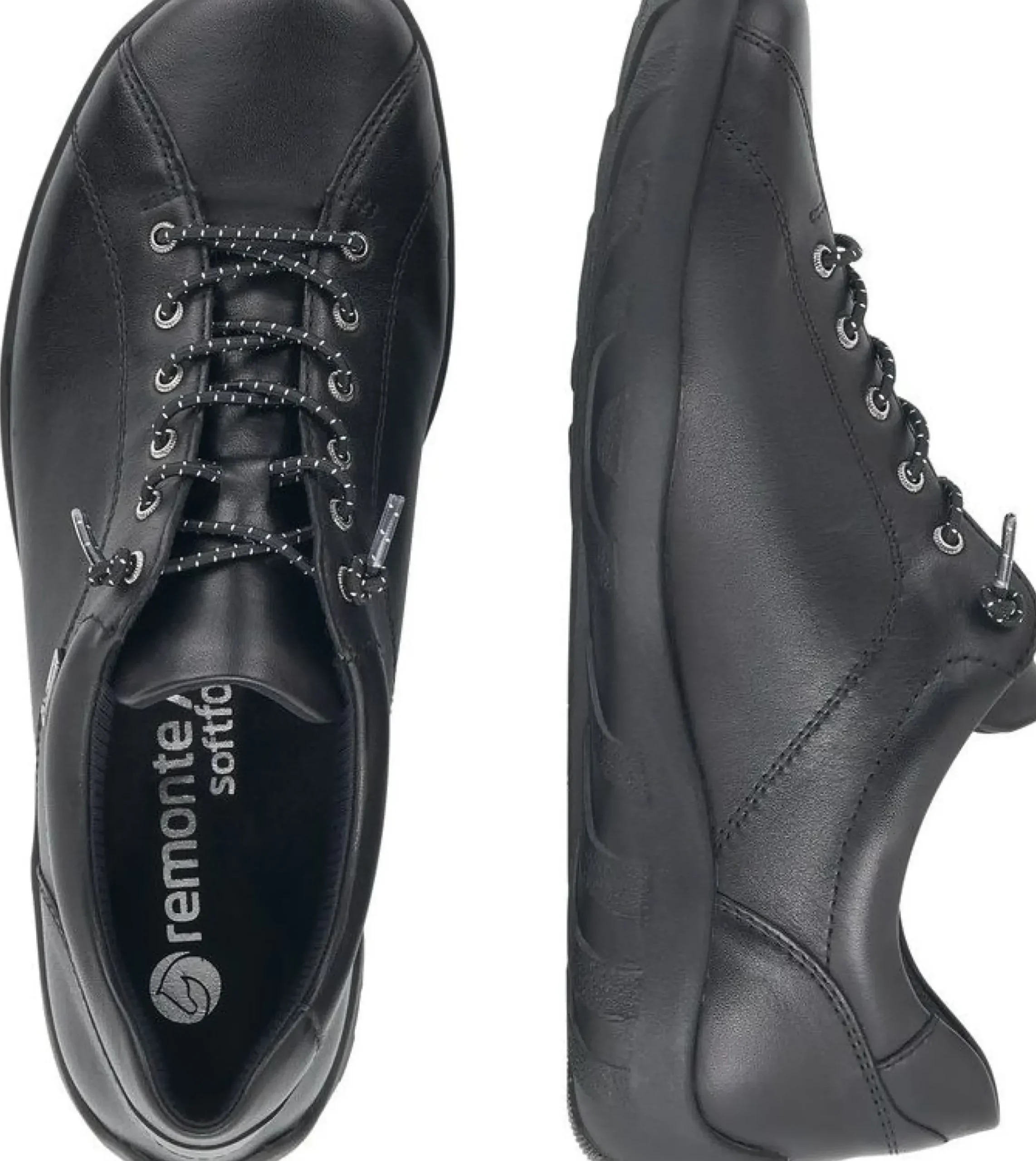 Hot Remonte Cristallino Black Leather Sneaker