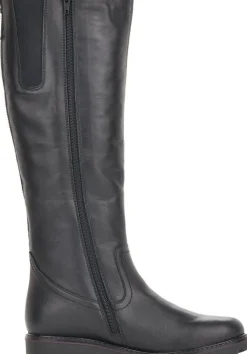 Best Remonte Cristallino Black Leather Tall Boot