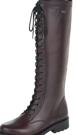 Outlet Remonte Cristallino Red Lace-Up Riding Boot