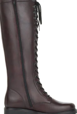 Outlet Remonte Cristallino Red Lace-Up Riding Boot