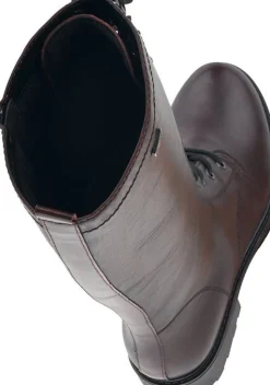 Outlet Remonte Cristallino Red Lace-Up Riding Boot