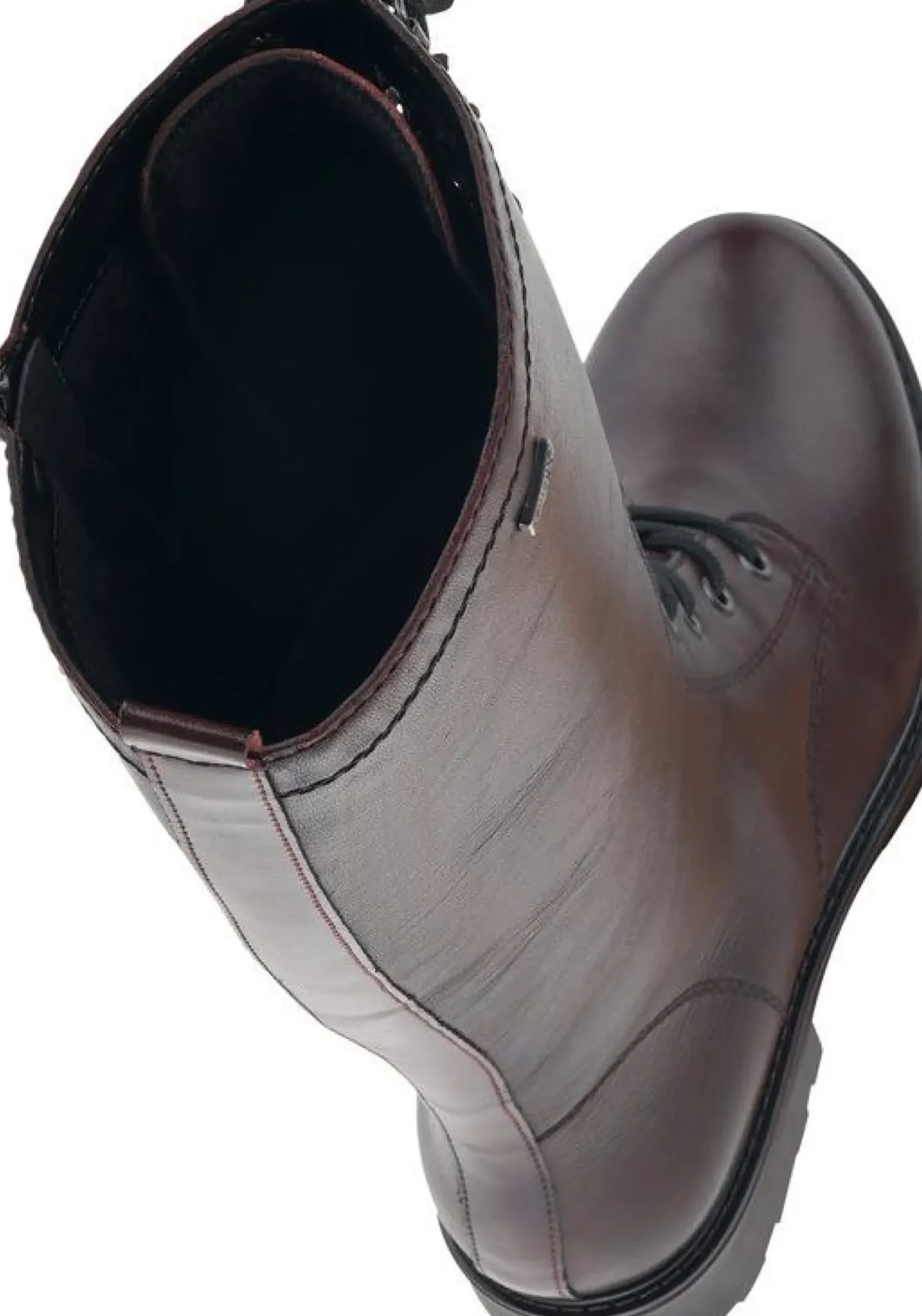 Outlet Remonte Cristallino Red Lace-Up Riding Boot