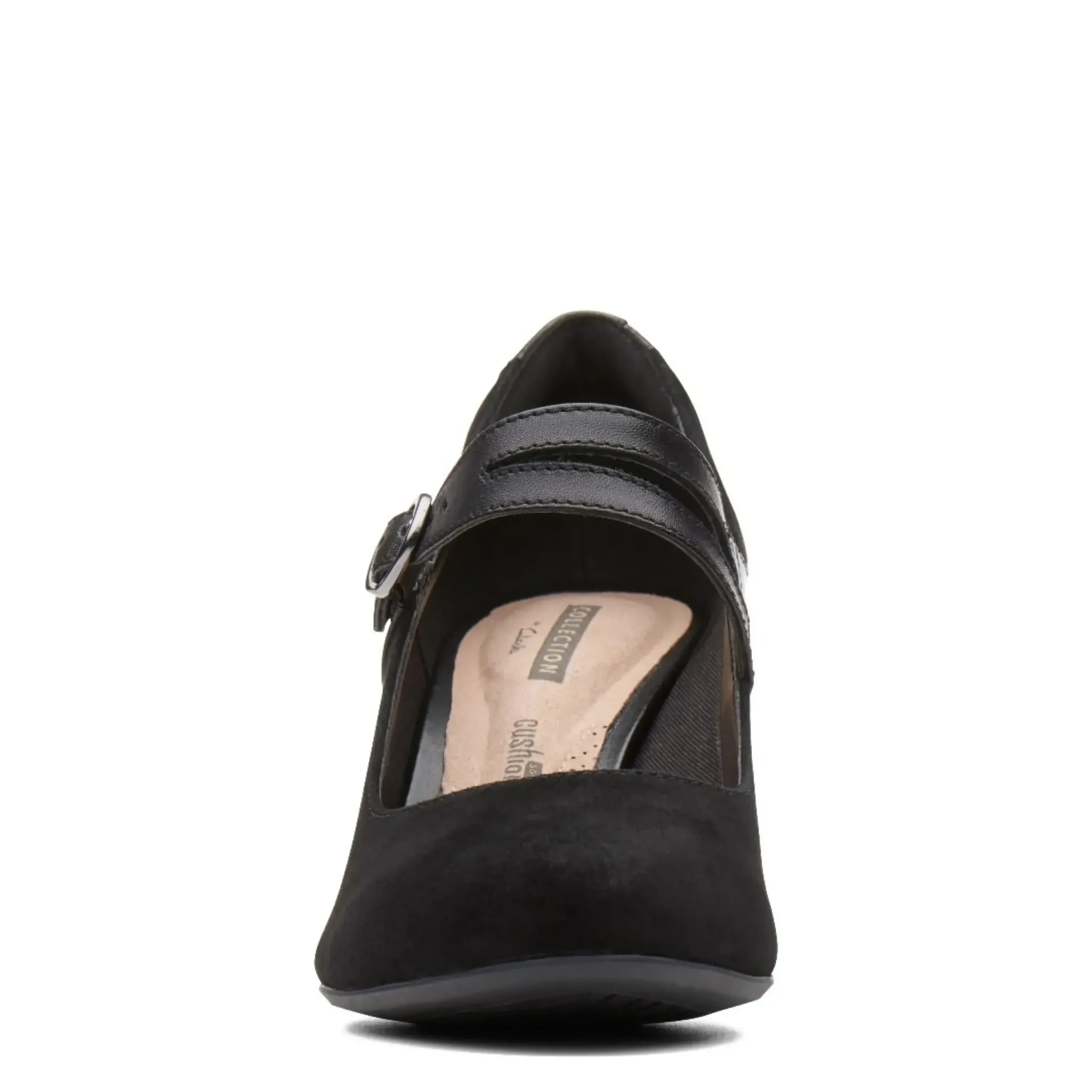 Online Clarks Dancer Reece Black Suede Mary Jane Pump