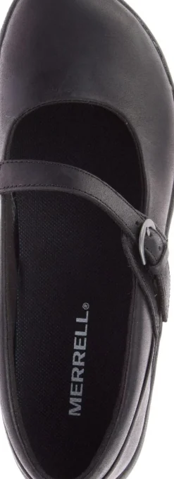 Merrell Dassie Erin Black Leather Mary Jane Flat
