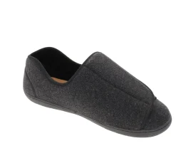 Online Foamtreads Doctor 2 Black Wool Slipper