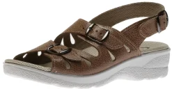 Clearance Lady Diana Double Buckle Taupe