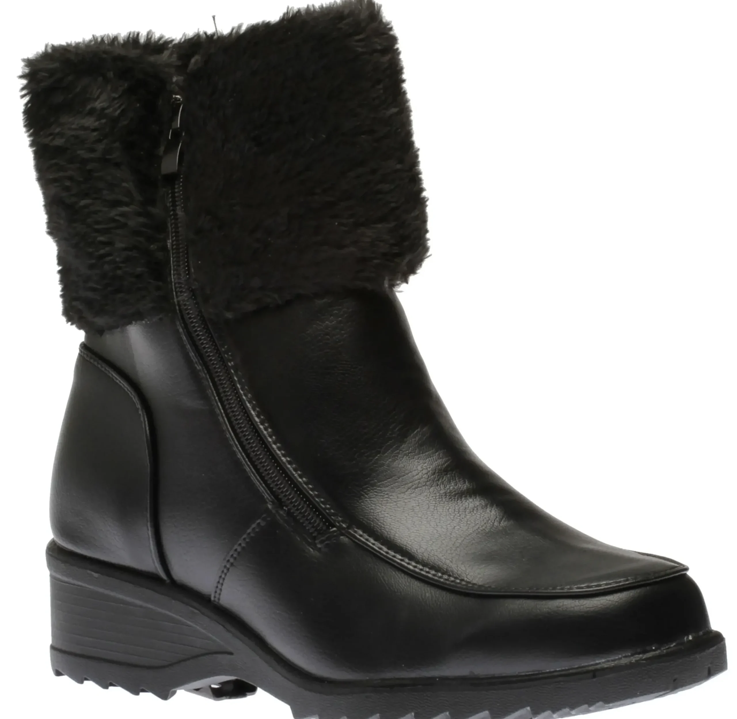 Canada Comfo Double Zip Grip Blac