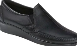 Best SAS Shoes Dream Black Leather Slip-On Loafer