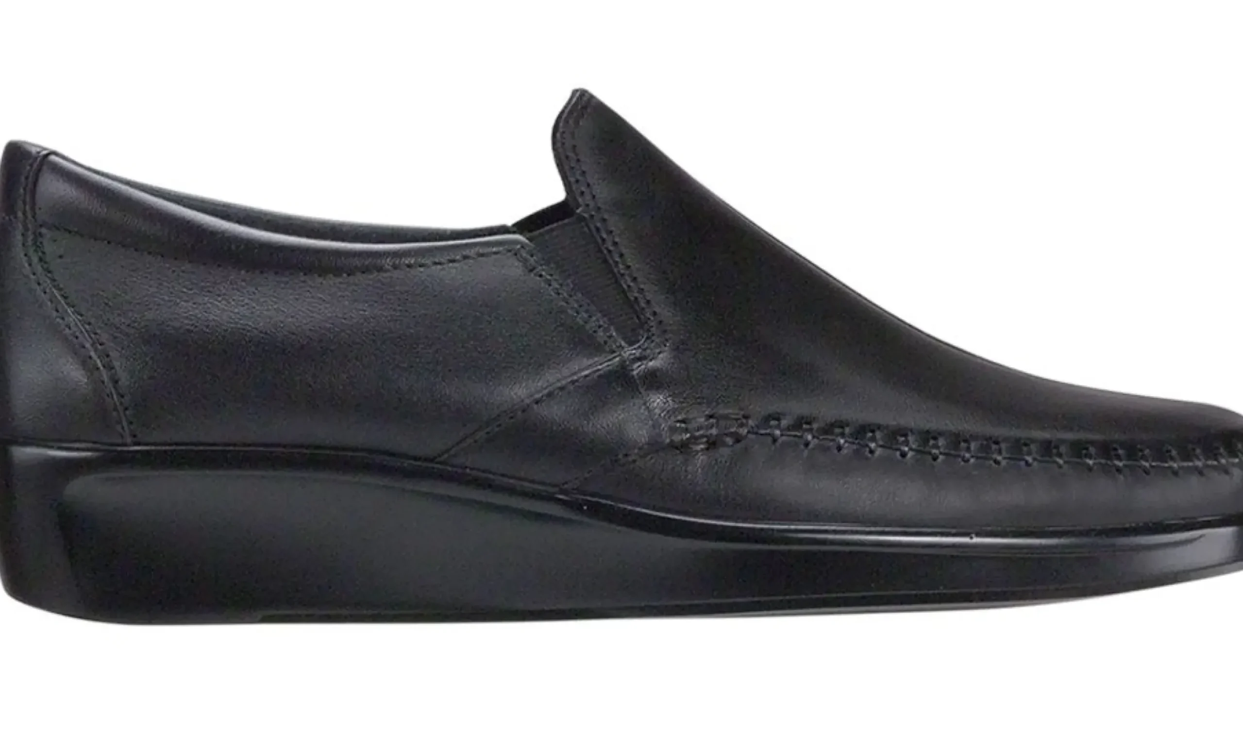 Best SAS Shoes Dream Black Leather Slip-On Loafer