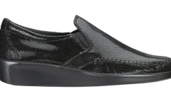 SAS Shoes Dream Black Snake Slip-On Loafer