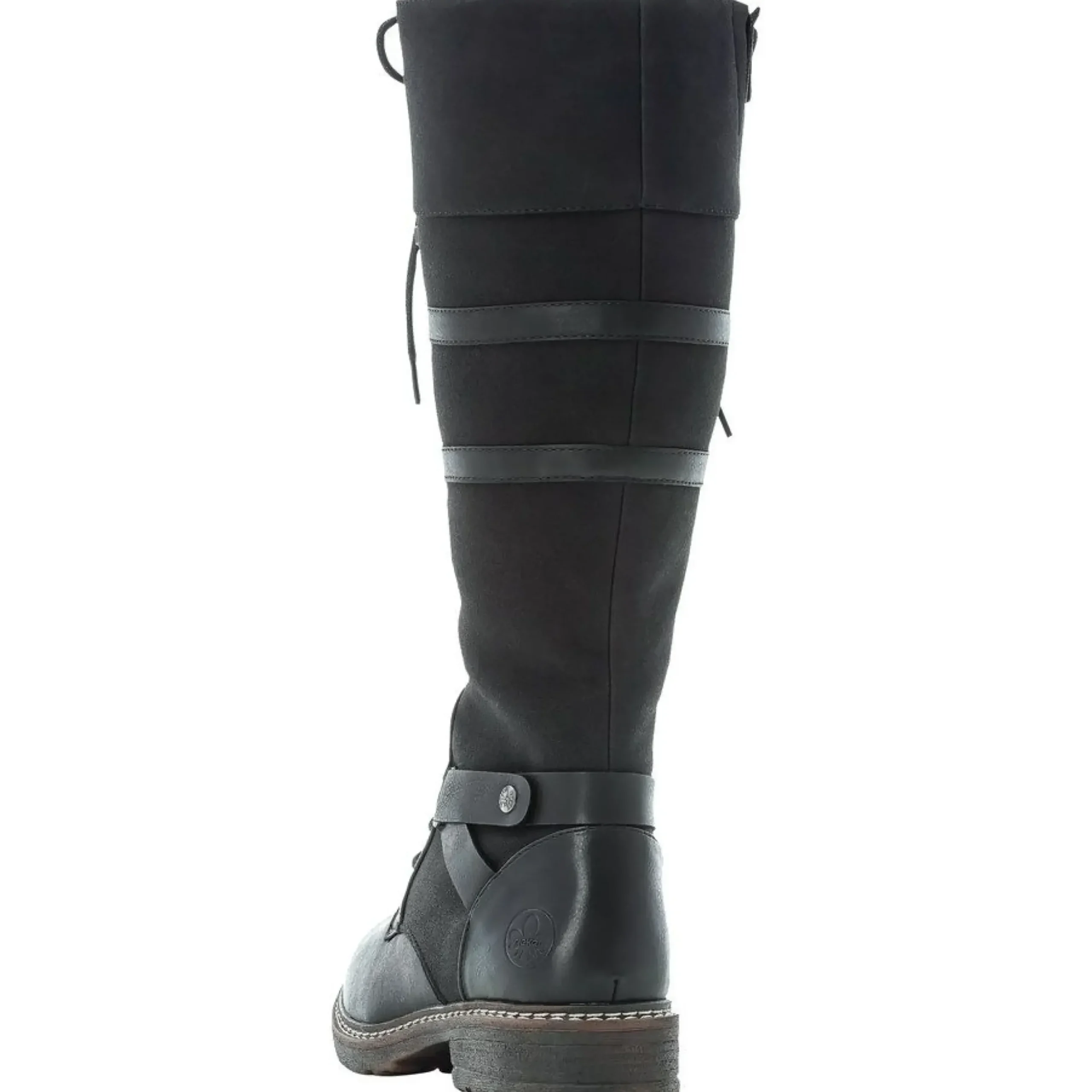 New Rieker Eaton Black Tall Boot