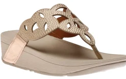 Online Fit Flop Elora Crystal Rose Gold Thong Sandal