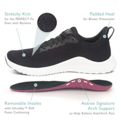 Online Aetrex Emery Black