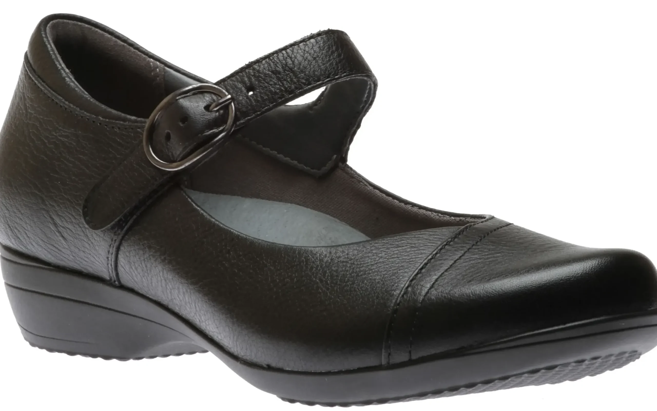 Outlet Dansko Fawna Black Leather Mary Jane