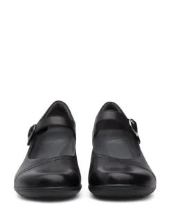 Outlet Dansko Fawna Black Leather Mary Jane