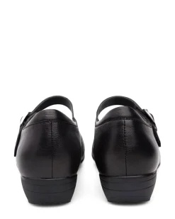 Outlet Dansko Fawna Black Leather Mary Jane