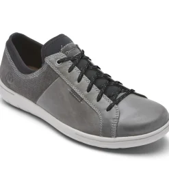 Discount Dunham Fitsmart Lace-To-Toe Grey/Blue Shoe