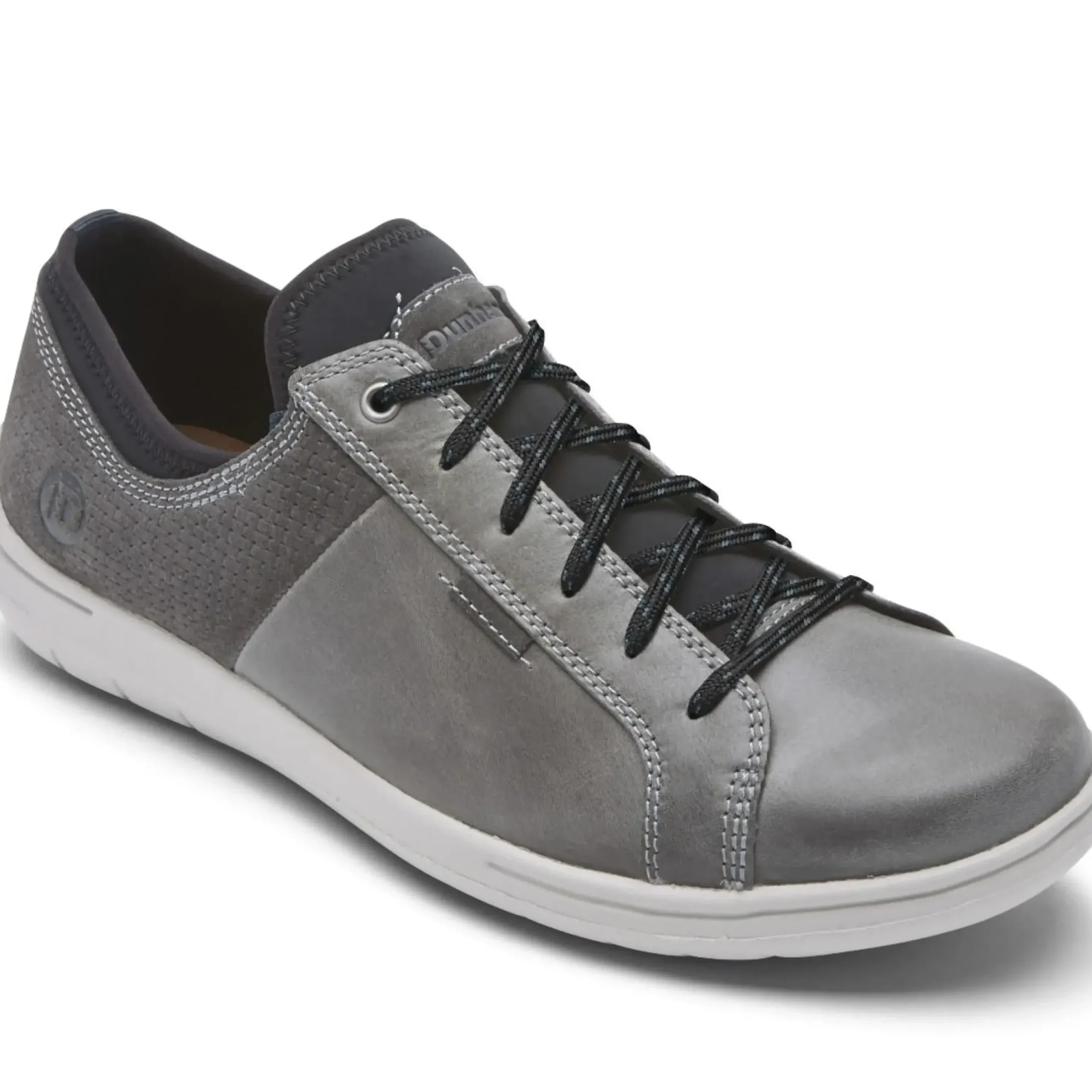 Discount Dunham Fitsmart Lace-To-Toe Grey/Blue Shoe