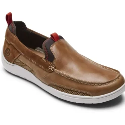 Clearance Dunham Fitsmart Tan Leather Loafer