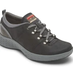 New Rockport Fresh Explore Black Waterproof Lace-Up Sneaker
