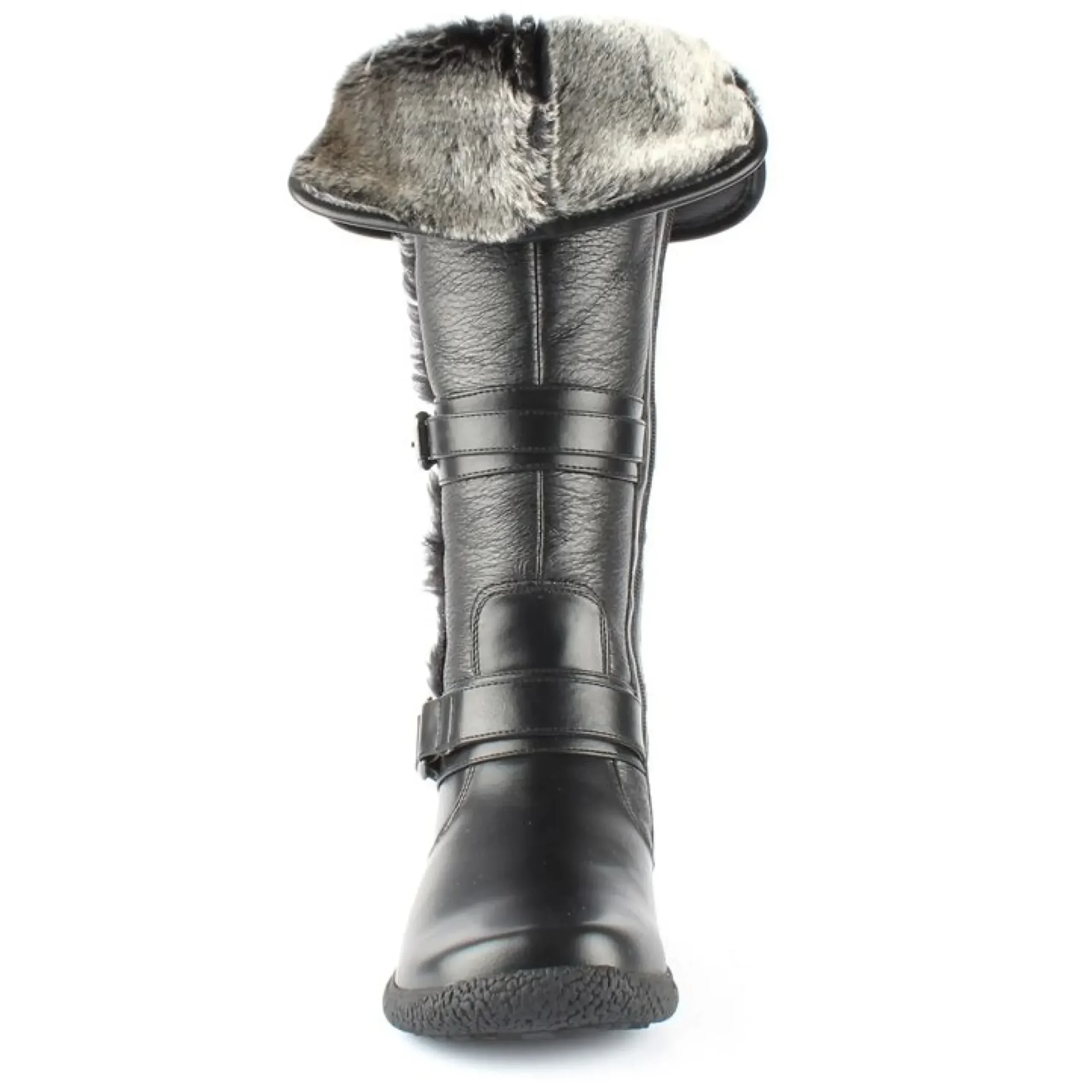 Outlet Wanderlust Gabrielle 2 Wide Calf Black Leather Tall Boot