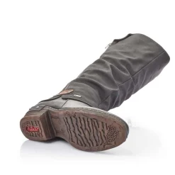 Discount Rieker Genf Black Ruched Tall Winter Boot