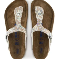 Best Birkenstock Gizeh Birko-Flor Floral Rose Thong Sandal
