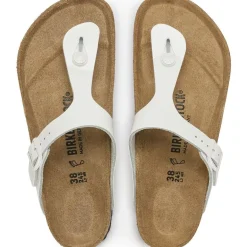 Outlet Birkenstock Gizeh White Patent