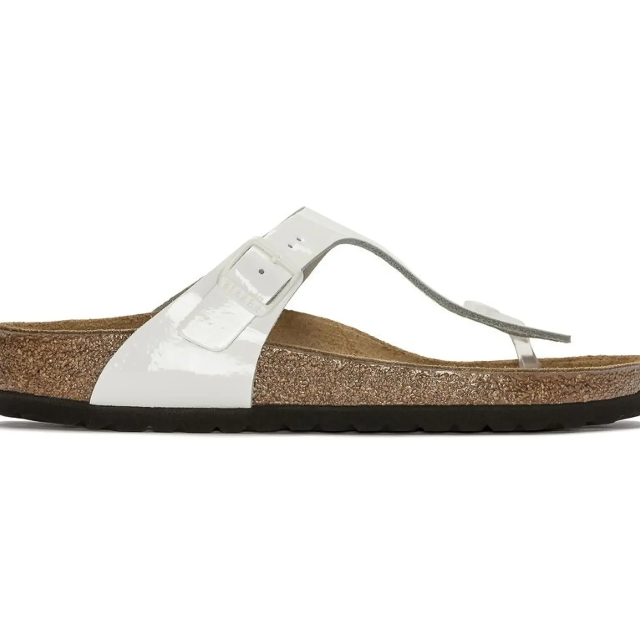 Outlet Birkenstock Gizeh White Patent