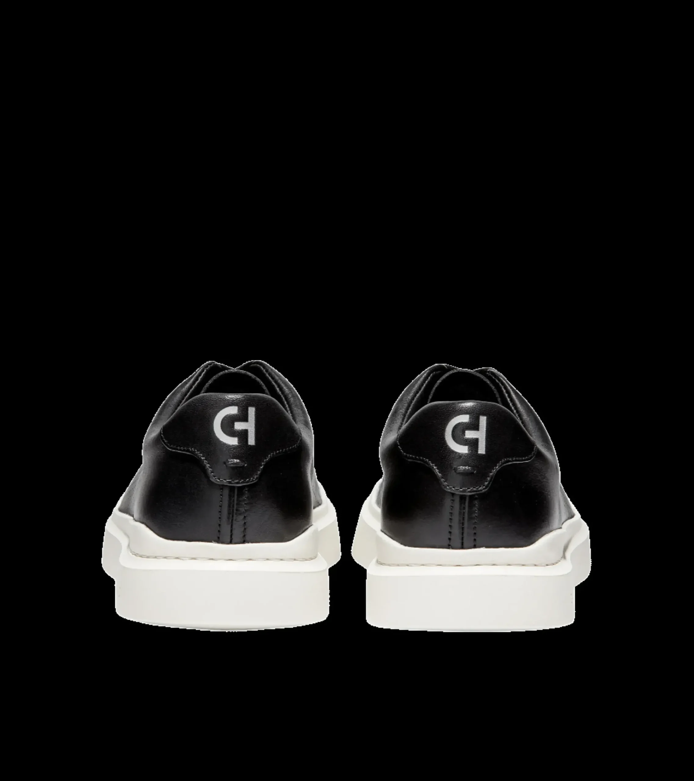 Outlet Cole Haan Grandpru00F8 Rally Laser Cut Black Leather Lace-Up Sneaker