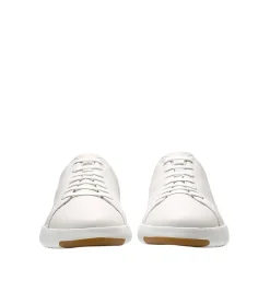 Online Cole Haan Grandpru00F8 White Leather Lace-Up Tennis Sneaker