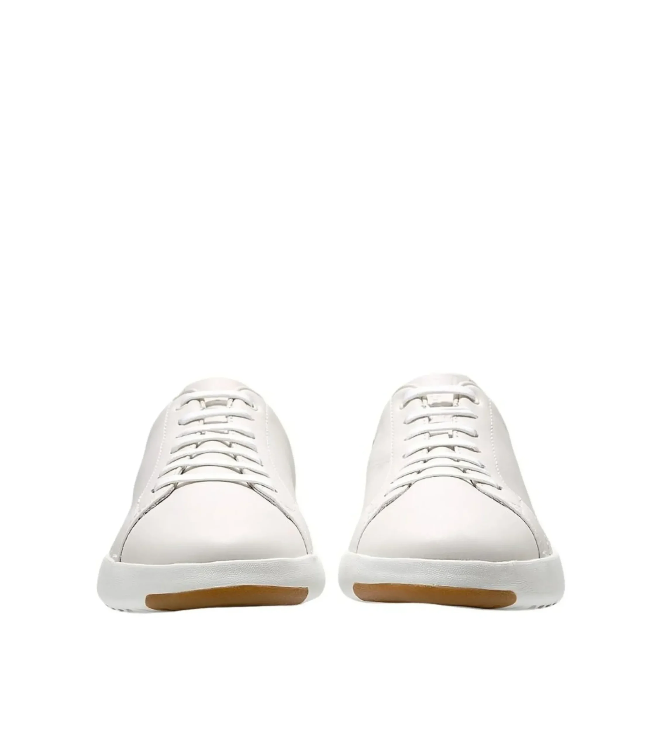 Online Cole Haan Grandpru00F8 White Leather Lace-Up Tennis Sneaker