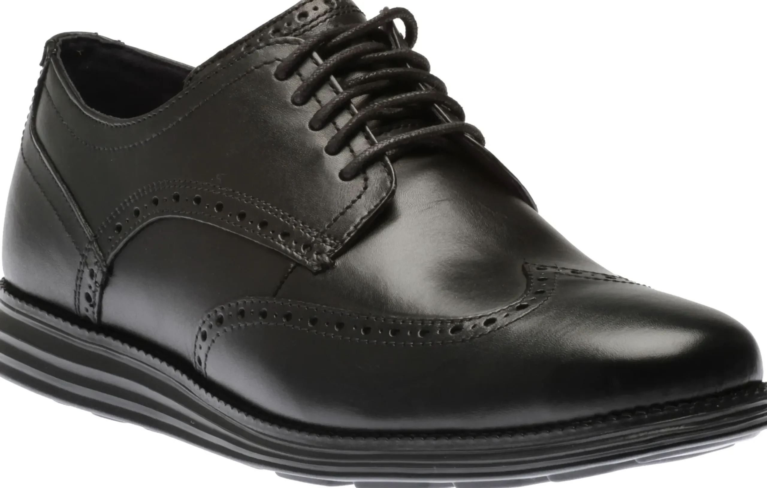 Cole Haan Grand2Wing Tip Black