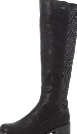 Rieker Greece Black Riding Boot