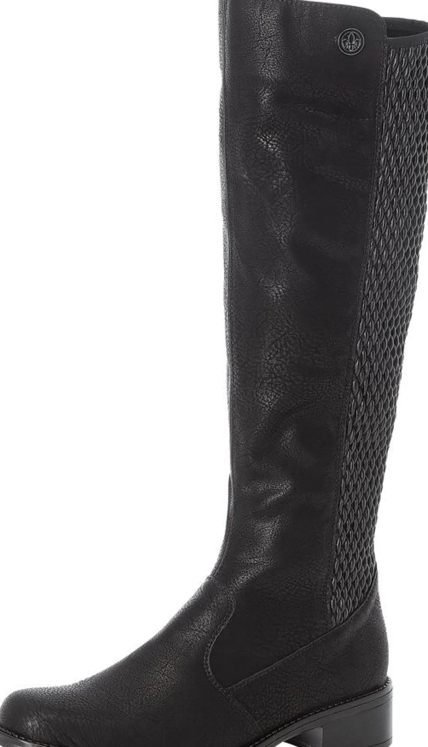 Rieker Greece Black Riding Boot