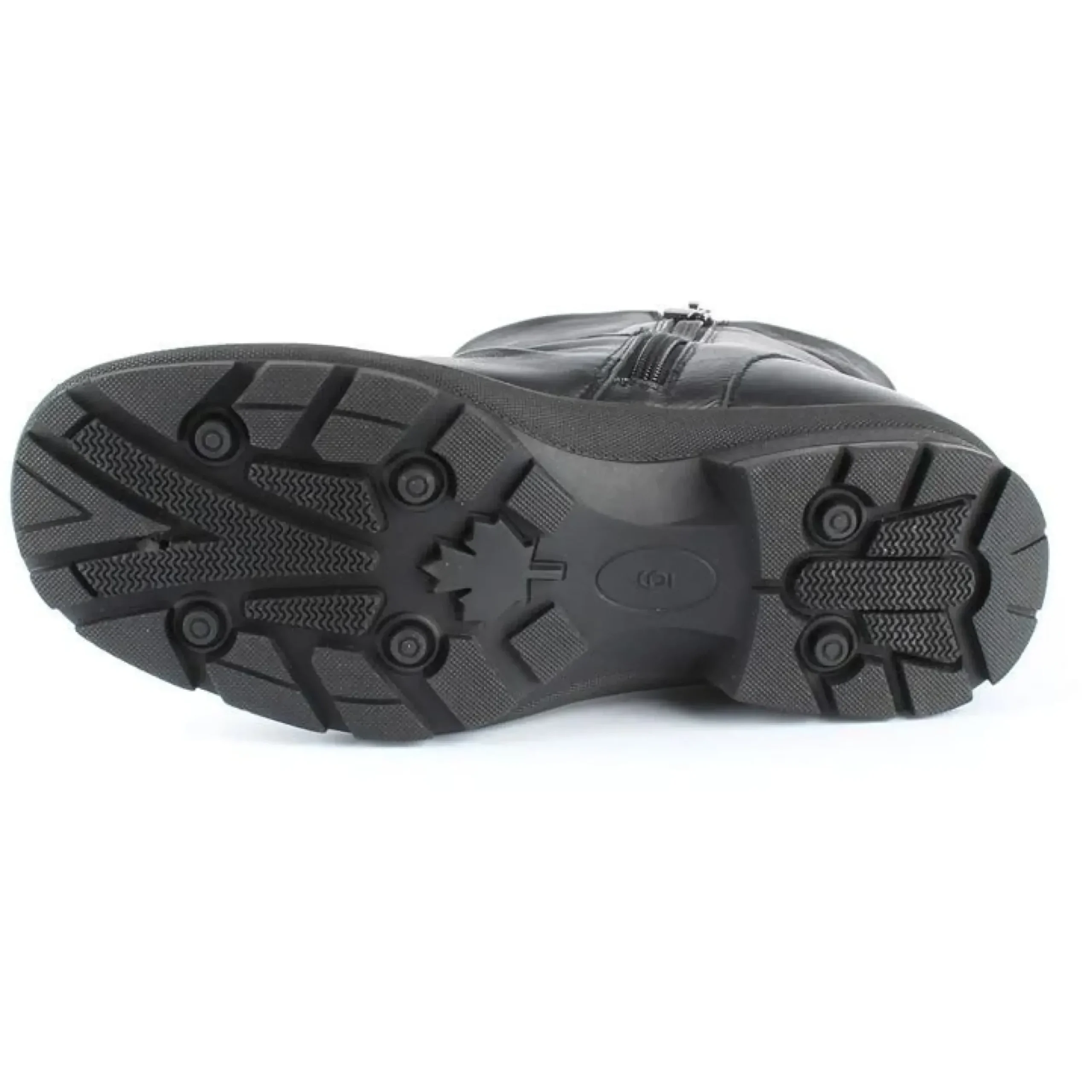 New Wanderlust Gripper Black Leather Moto Boot