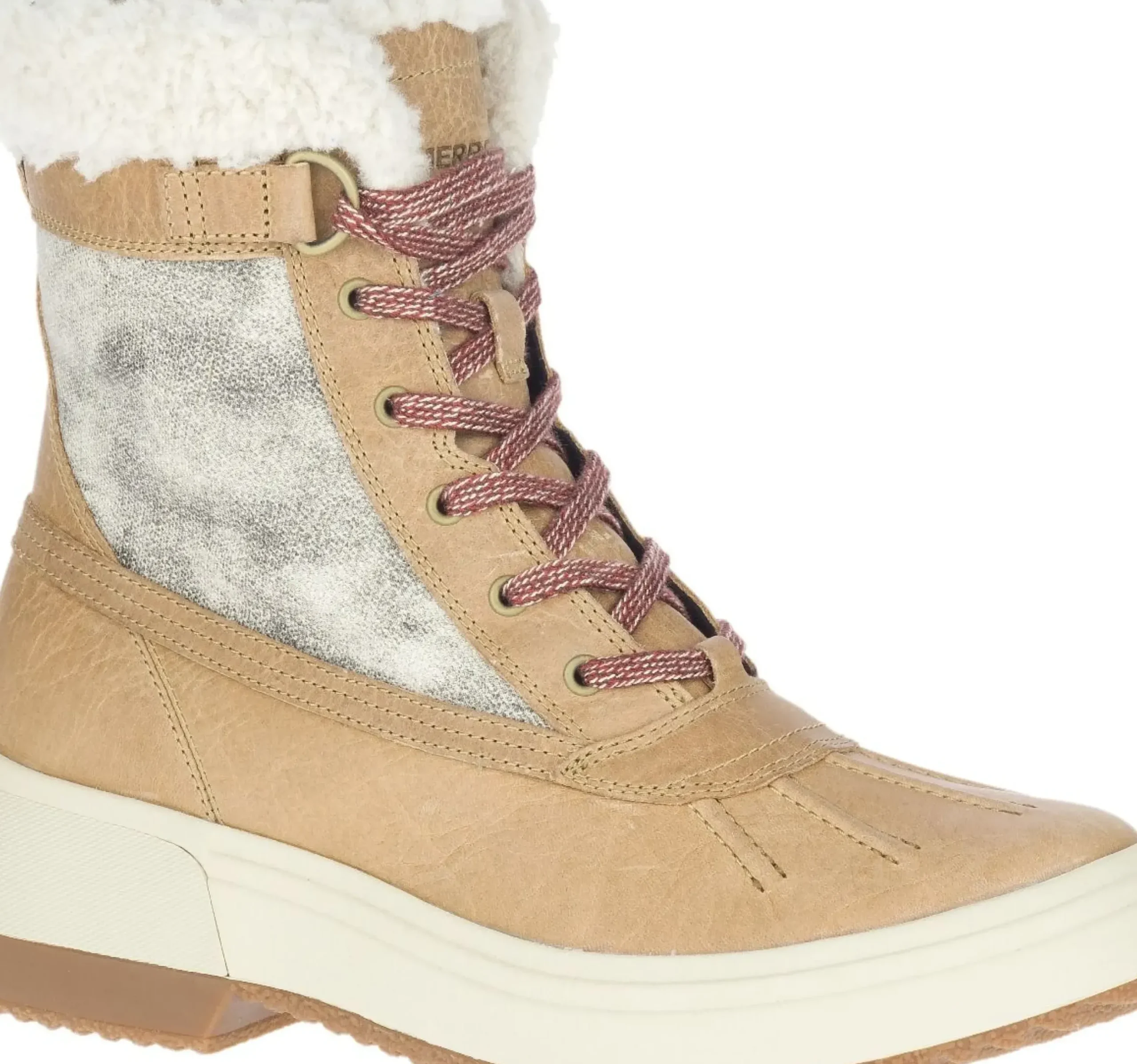 New Merrell Haven Mid Lace Polar Waterproof Camel Boot