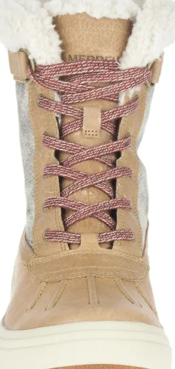 New Merrell Haven Mid Lace Polar Waterproof Camel Boot