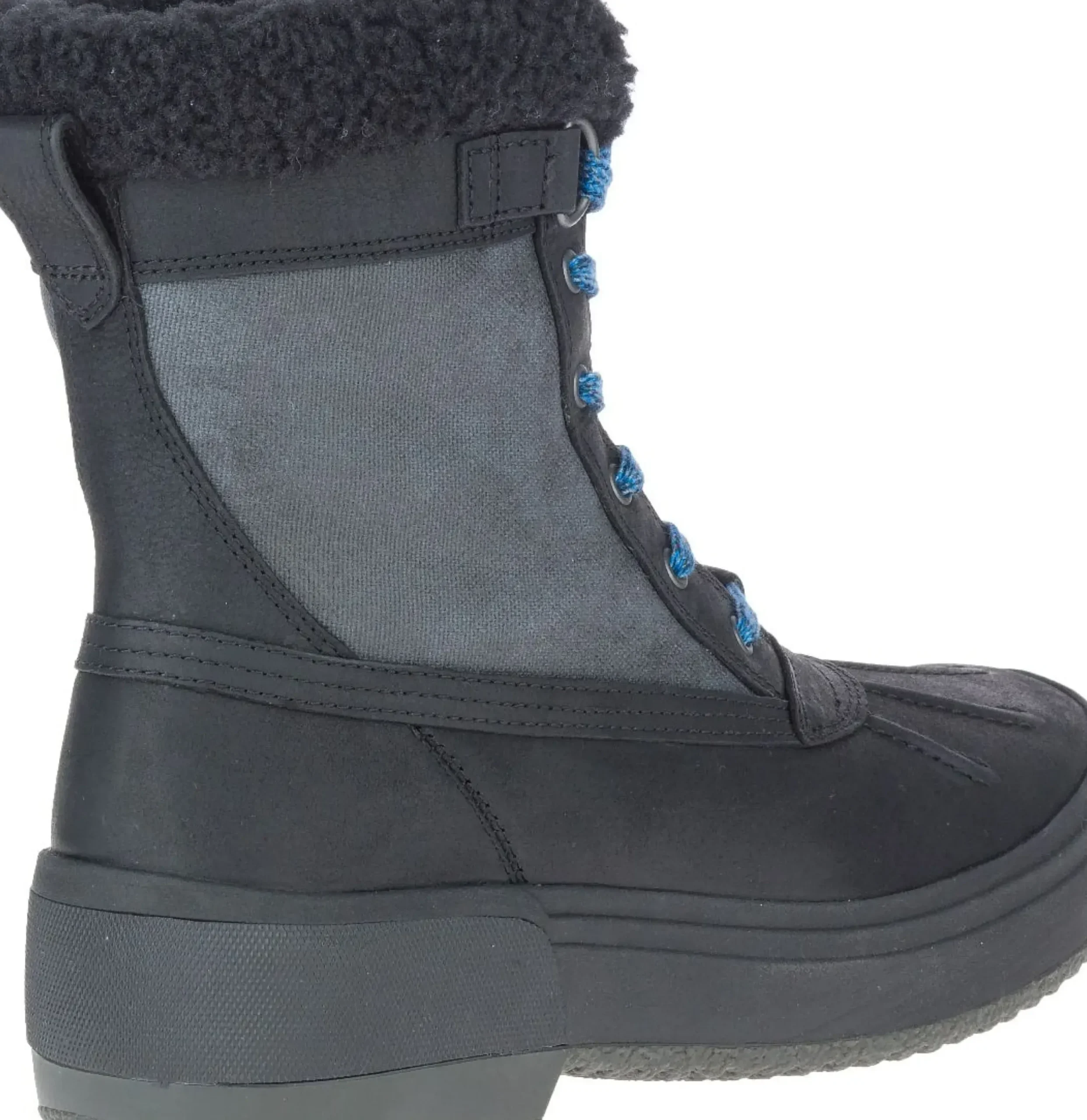 Discount Merrell Haven Mid Lace Polar Waterproof Black Boot