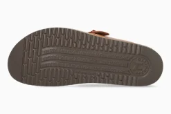 Best Mephisto Heleonore Camel Brown Zebra Leather Thong Sandal