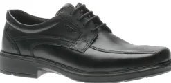 Online Ecco Helsinki Black Leather Lace-Up Dress Shoe