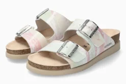 New Mephisto Hester Multicolour Pastel Slide Sandal
