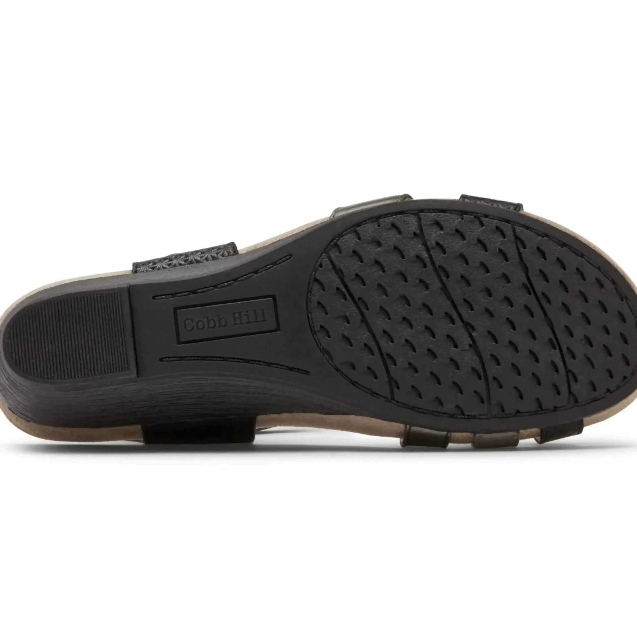 New Cobb Hill Hollywood 4-Strap Black Sandal