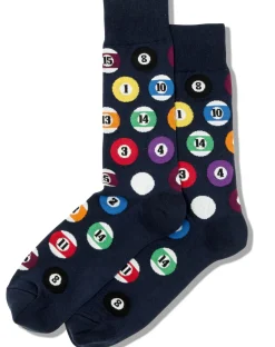 New Hotsox Men's Billiards Crew Socks