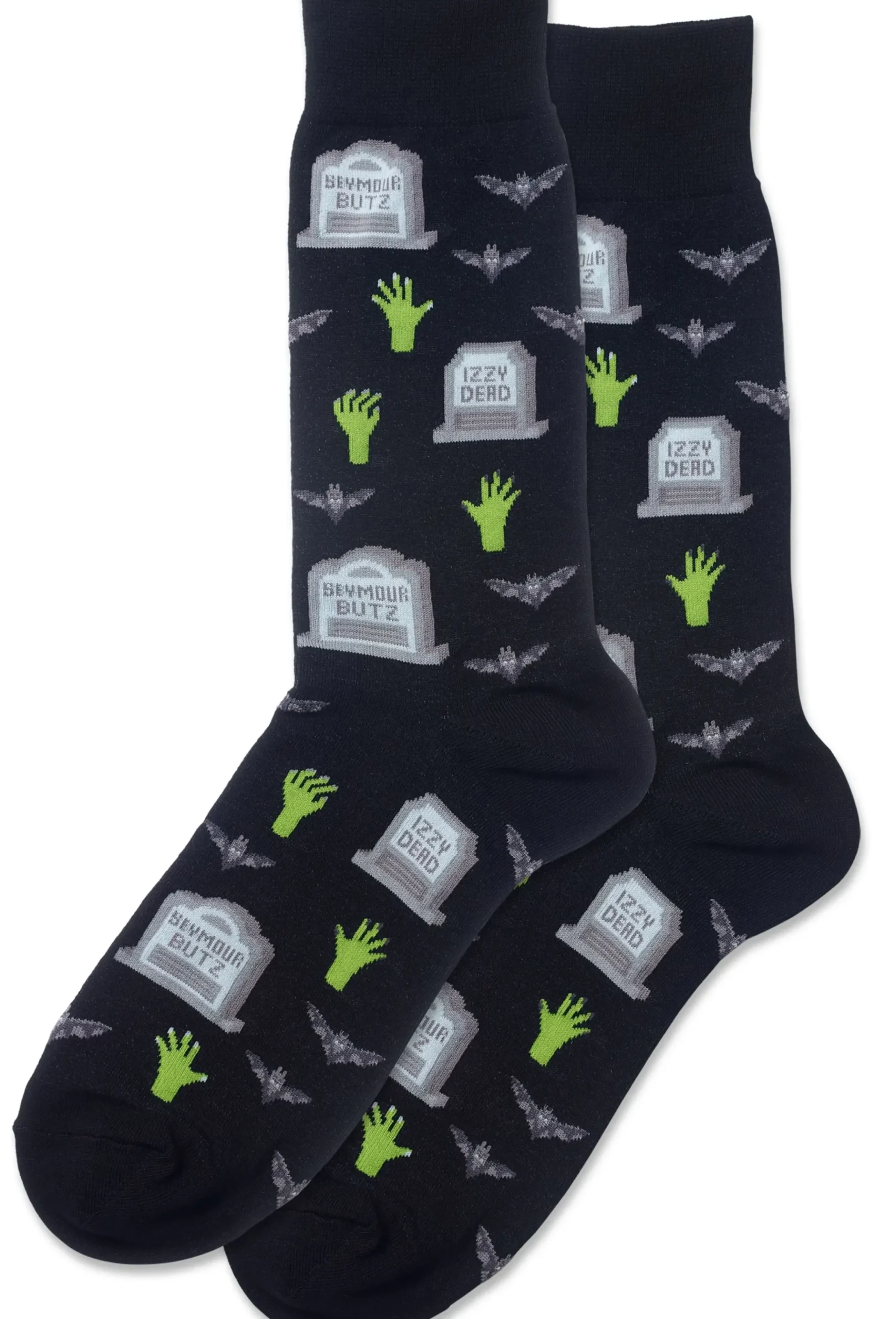 Discount Hotsox Men's Gravestones Crew Socks
