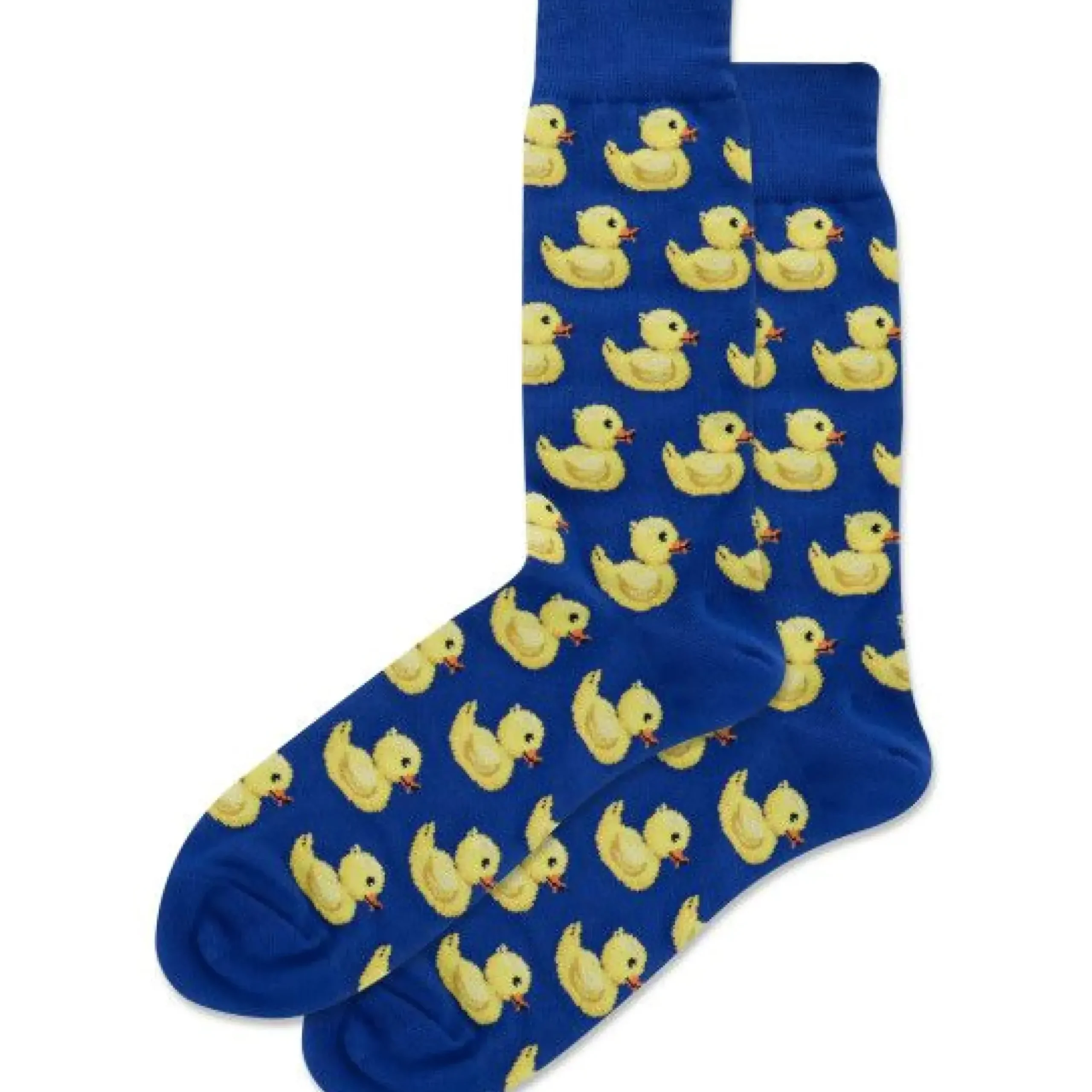 Discount Hotsox Men's Rubber Duck Crew Socks